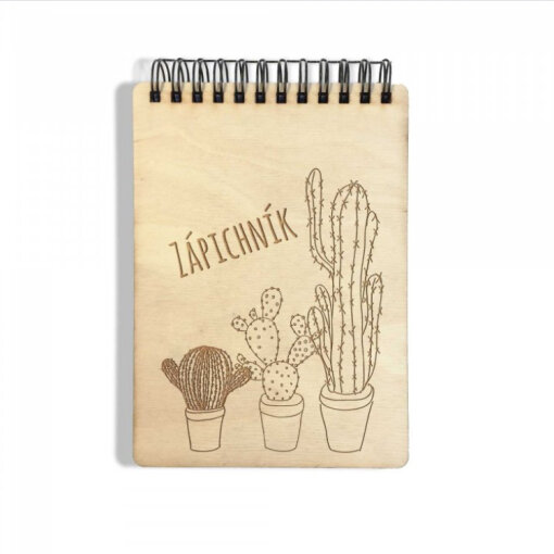 Dřevěný poznámkový blok Zápichník - malý